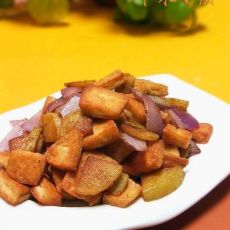 孜然豆腐的做法