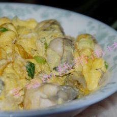生蚝炒蛋的做法