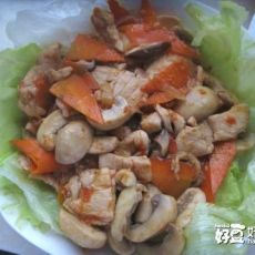 口蘑鸡脯肉的做法 口蘑鸡脯肉的做法