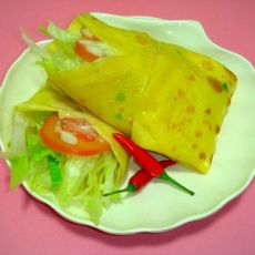 番茄生菜蛋饼的做法 番茄生菜蛋饼的做法