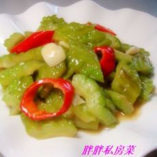 煎焖苦瓜的做法 煎焖苦瓜的做法