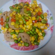 白果炒时蔬的做法