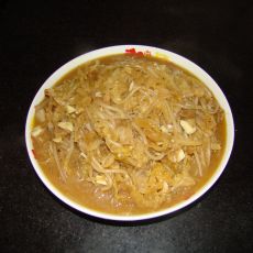 酸菜炒粉条的做法 酸菜炒粉条的做法