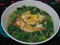 菠菜汤的做法