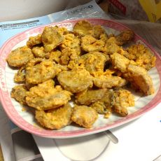 蛋黄焗杏鲍菇的做法