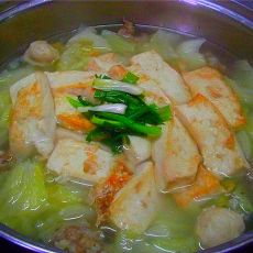 白菜豆腐肉丸煲的做法 白菜豆腐肉丸煲的做法