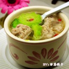 苦瓜汆丸子的做法 苦瓜汆丸子的做法