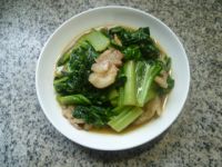 五花肉炒君叠菜的做法
