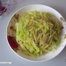 芝麻土豆丝的做法
