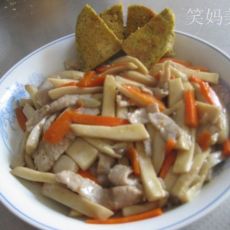 肉爆杏鲍菇的做法 肉爆杏鲍菇的做法