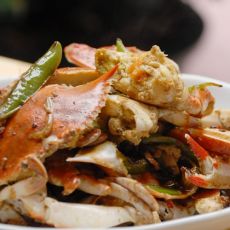 青椒炒蟹的做法 青椒炒蟹的做法