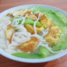 青瓜鸡蛋面条的做法