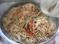 豆角炒面的做法