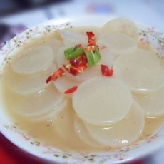 鸡汁萝卜片的做法 鸡汁萝卜片的做法