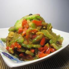 豆豉苦瓜的做法