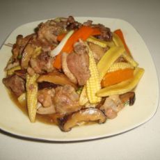 玉米笋烩鸭肉的做法 玉米笋烩鸭肉的做法