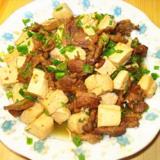 豆腐烩肉片的做法 豆腐烩肉片的做法
