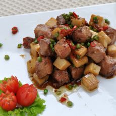 孜然牛肉粒的做法 孜然牛肉粒的做法