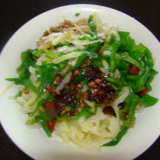 炝土豆丝青椒丝的做法 炝土豆丝青椒丝的做法