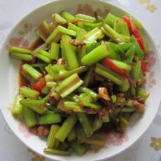肉丝西红柿炒芹菜的做法