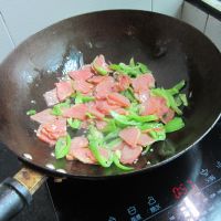 辣炒精条肉的做法