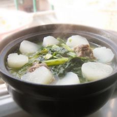 排骨春菜萝卜煲的做法 排骨春菜萝卜煲的做法