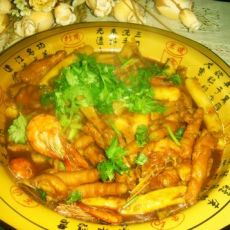 鸡脚明虾煲的做法 鸡脚明虾煲的做法