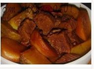 萝卜炖牛肉的做法