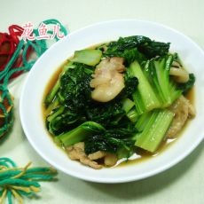五花肉炒君叠菜的做法