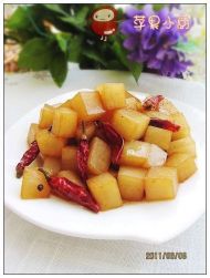 香辣白萝卜的做法