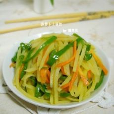 素炒泡萝卜土豆丝的做法 素炒泡萝卜土豆丝的做法