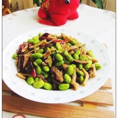 萝卜干炒毛豆的做法 萝卜干炒毛豆的做法