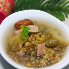 凉瓜绿豆瘦肉汤的做法 凉瓜绿豆瘦肉汤的做法