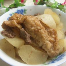 萝卜牛腩煲的做法