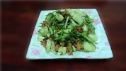 荞头炒萝卜仔的做法