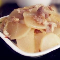 萝卜炖肉的做法
