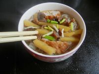 鸡杂土豆粉丝汤的做法