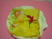 番茄生菜蛋饼的做法