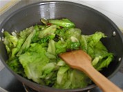 炝生菜的做法