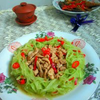 莴笋肉丝的做法