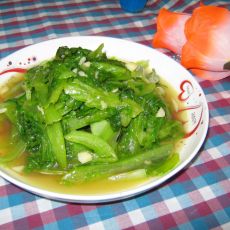 蒜末生菜的做法
