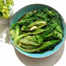 鸡油生菜的做法