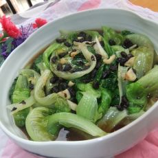 豆鼓生菜的做法