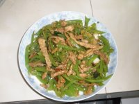 快手莴笋丝炒猪肉丝的做法