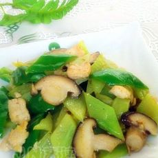 香菇鸡片炒莴笋的做法
