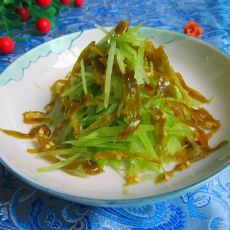 酸辣椒炝莴笋丝的做法