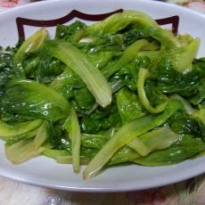 炒生菜的做法