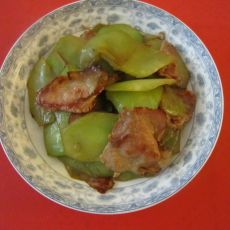 莴笋炒腊肉的做法