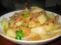 山药肉片的做法