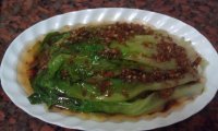 豉香蒜油淋生菜的做法